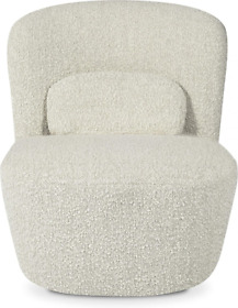 Pb-lr-782-3 Poly And Bark Elia Swivel Chair Crema White Boucle Pb-lr-782-3 Poly And Bark Elia Swivel Chair Crema White Boucle