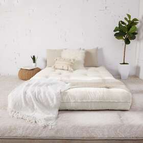 Porch & Den 887178283196 Humble Haute Full-size 6-inch Futon Mattress Without Frame Ivory Full Porch & Den 887178283196 Humble Haute Full-size 6-inch Futon Mattress Without Frame Ivory Full