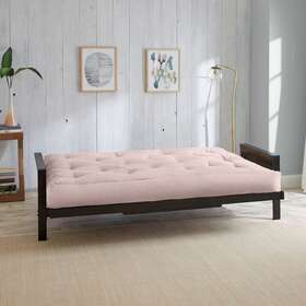Porch & Den 888858837135 Humble Haute Queen-size 8-inch Tufted Futon Mattress Blush Pink Queen