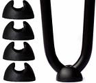 Ptu1lngjmh General Black Hairpin Leg Protector Feet Table Legs Metal Coffee