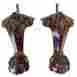 Qaf105 Sv Ball Claw Queen Anne Mahogany Plastic Front Legs Sofa Chair Ottoman 2