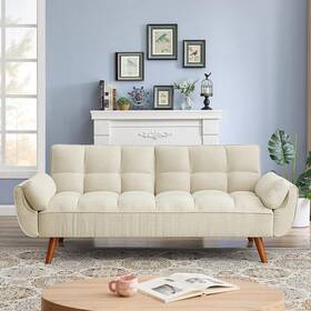 Qianya Inc 761017707855 Futon Bed Velvet Sofa Adjustable Backrest Convertible Sleeper Loveseat Qianya Inc 761017707855 Futon Bed Velvet Sofa Adjustable Backrest Convertible Sleeper Loveseat