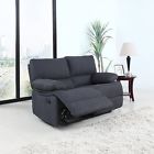 Rec14-2s-gr Divano Roma Furniture Classic And Traditional Dark Grey 647923466485