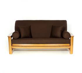 Royal Heritage Home 803650015710 100% Cotton Full Size Futon Cover - Brown Washable Zippered Sofa Furniture Royal Heritage Home 803650015710 100% Cotton Full Size Futon Cover - Brown Washable Zippered Sofa Furniture