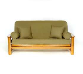 916-1008 Royal Heritage Home Full Size Futon Cover Olive 100% Natural Cotton Sofa Mattress Hotel Quality New 916-1008 Royal Heritage Home Full Size Futon Cover Olive 100% Natural Cotton Sofa Mattress Hotel Quality New