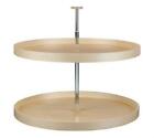 Rsld.4bw.062.20.1 Hd Full Circle Banded Wood Lazy Susan Set In