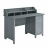 Rta-8411-gry Techni Mobili Classic Grey Office Desk With Storage 815764015814 Rta-8411-gry Techni Mobili Classic Grey Office Desk With Storage 815764015814