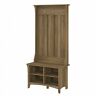 Sas532rcp-03 Bush Furniture Salinas Hall Tree With Shoe Storage 042976130602 Sas532rcp-03 Bush Furniture Salinas Hall Tree With Shoe Storage 042976130602