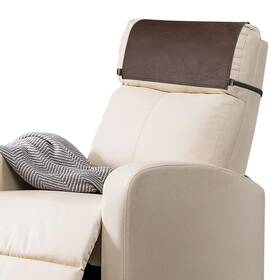 T-0103 Scnk Recliner Headrest Protector-faux Cover Single Set Dark Brown T-0103 Scnk Recliner Headrest Protector-faux Cover Single Set Dark Brown