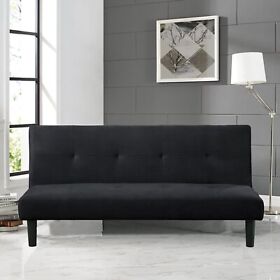 Sc-ests3m2621 Serta Easton Convertible Foldable Sofa Loveseat Twin Size Bed Black Fabric Sc-ests3m2621 Serta Easton Convertible Foldable Sofa Loveseat Twin Size Bed Black Fabric