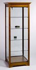Gl605-pf-amber Shelves Adjustable 730439 Glass Square Case Accent Id Molding 4 Tower