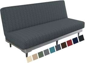 Shop 313095621693 Newest Jacquard Futon Cover Stretch Armless Sofa Soft Slipcove Shop 313095621693 Newest Jacquard Futon Cover Stretch Armless Sofa Soft Slipcove