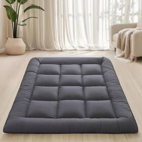Shouren B0fnk7c31f Japanese Floor Mattress Foldable And Portable Roll Up Futon 3 Inch Grey Tatam