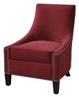 3178388 Silver Upholstered Id Accent Berry Armless Nail Colored Chair Red