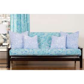 Siscovers 671826106025 Art Of Marbling Triton Futon Cover Blue Full