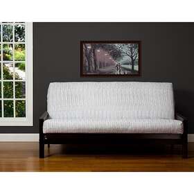 Siscovers 671826815842 Wavelength Full-size 7-inch Futon Cover White Siscovers 671826815842 Wavelength Full-size 7-inch Futon Cover White