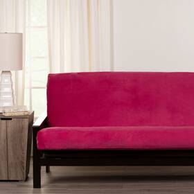 Siscovers 671826839725 Posh Bright Rose Velvety-soft Full Size Futon Cover - N/a