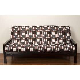 Siscovers 671826939234 Plaid Men Futon Cover Brown Queen Siscovers 671826939234 Plaid Men Futon Cover Brown Queen