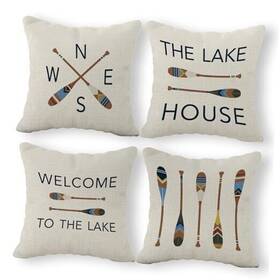 Siusue 770807385128 Lake House Decor Pillows Case 18 X Inch Pack Of 1 Welcome 2 Siusue 770807385128 Lake House Decor Pillows Case 18 X Inch Pack Of 1 Welcome 2