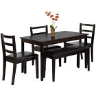 Sky3001 Best Choice Products Wood Dining Table Set Bench 816586024978