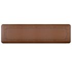 Ds6abrn Smooth Top Mat Brown Designer -slip Embossed Fleur Border Lys