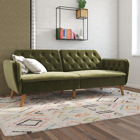 2144979n Sofa Bed Sleeper Couch Tufted Green Velvet Memory Foam Reclinable Split Back 2144979n Sofa Bed Sleeper Couch Tufted Green Velvet Memory Foam Reclinable Split Back