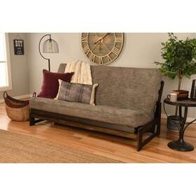Somette 664918276874 Full-size Handwoven Futon Cover Pewter Somette 664918276874 Full-size Handwoven Futon Cover Pewter