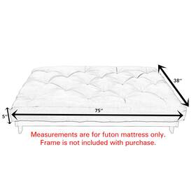 Sorra Home 196999261321 Corded Linen Texture Daybed Mattress Sorra Home 196999261321 Corded Linen Texture Daybed Mattress