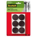 Sp824-na Company Scotch Felt Pads Round Brown In Pk