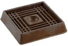 19076 Square Shepherd Cup Finish Furniture Pac... Hardware Walnut Caster 19076 Square Shepherd Cup Finish Furniture Pac... Hardware Walnut Caster