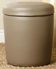 Ad-pcx-001-gry Storage Grey 3184810 Ottoman Bonded Avenue Id Leather