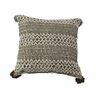 Studio 350 Rustic Inch Square Brown Cushion Cover With 758647234158