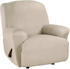 Sf45267 Sure Fit Ultimate Stretch Suede Recliner Slipcover Cement Sf45267 Sure Fit Ultimate Stretch Suede Recliner Slipcover Cement