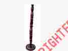Svgr-094 Svocan Antique Wooden Handmade Inlaid Design Work Padestral Folding Lamp