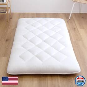 Teijin B0d14kj8p9 Japanese Futon Mattress 100 Polyester Foldable Portable Floor Lounger