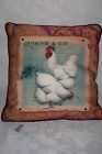 61-132 Tic Ffrench Import Rooster Collection Pillow 61-132 Tic Ffrench Import Rooster Collection Pillow