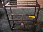 R32-01w Tier Collapsible Cart Wheels Storage Shelves Origami 3