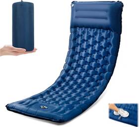 Tcispnb019 Toncoke Sleeping Pad For Camping Ultralight 4.7 Inch Extra-thick Single Navy Blue