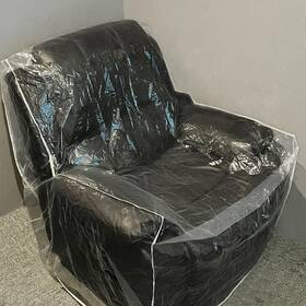 Mpd-100 Tridok Thick Plastic Chair Covers Heavy Duty Recliner Cover Armchair Clear