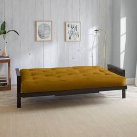 Trupedic 888858836282 Queen-sized 12-inch Futon Mattress Only Mustard Queen Trupedic 888858836282 Queen-sized 12-inch Futon Mattress Only Mustard Queen