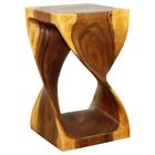Ts1220-l-oak Haussmann Twist Stool Sustainable Wood In Sq Eco 8858900902434 Ts1220-l-oak Haussmann Twist Stool Sustainable Wood In Sq Eco 8858900902434