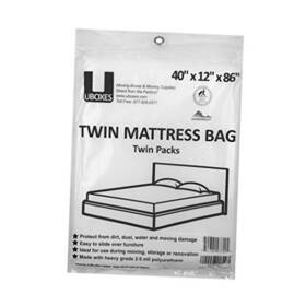 Uboxes 741360977204 Twin Size Mattress Covers 40 Inch X 12 86 Clear 2 Pack Uboxes 741360977204 Twin Size Mattress Covers 40 Inch X 12 86 Clear 2 Pack