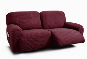 Ulticor 704001436638 Extra Wide 75 Inch - -100 2 Seater Cover Burgundy Red