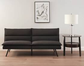 Un Brand 705353249655 Pillow Top Futon 71.25in Charcoal Un Brand 705353249655 Pillow Top Futon 71.25in Charcoal