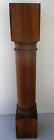 Unbranded Large Chunky Square Fruitwood Finish Column Post Support High Unbranded Large Chunky Square Fruitwood Finish Column Post Support High