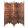 Upt-238486 Benzara Traditionally Wooden Carved Panel Room Divider Screen 192551614178 Upt-238486 Benzara Traditionally Wooden Carved Panel Room Divider Screen 192551614178