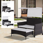 Usx-860-0500141 Outsunny Piece Rattan Wicker Loveseat With Sunshade Canopy And Nesting Usx-860-0500141 Outsunny Piece Rattan Wicker Loveseat With Sunshade Canopy And Nesting