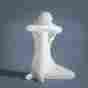 Vgthsz-0406-wht Resting Vig Modrest Modern White Sculpture Vgthsz-0406-wht Resting Vig Modrest Modern White Sculpture