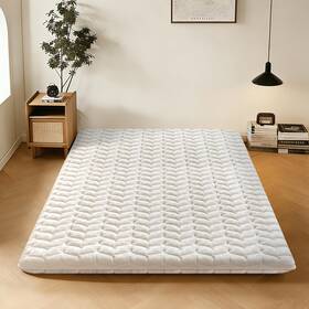 Vibe Bear B0d9w1dbf5 Premium Foam Japanese Futon Floor Mattress Queen Size 60x 80100 High