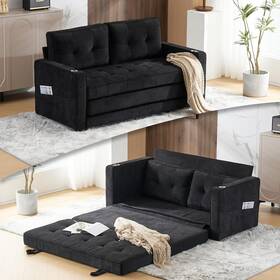 Vingli 705353523298 64 Inch W 84 L Full Size Futon Sofa Bed 6 Thick Upholstery Chenille Loveseat Vingli 705353523298 64 Inch W 84 L Full Size Futon Sofa Bed 6 Thick Upholstery Chenille Loveseat